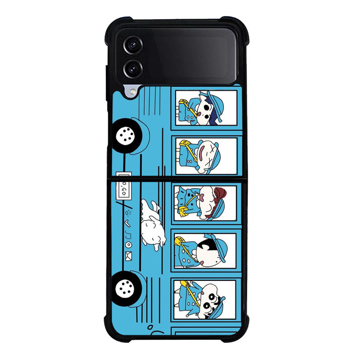 Samsung Galaxy Z Flip 7 6 5 4 3 School Bus Fun Case Cover