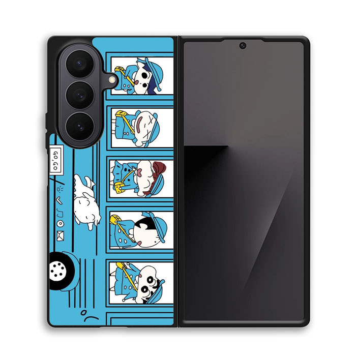 Samsung Galaxy Z Fold 7 6 5 4 3 SE School Bus Fun Case Cover