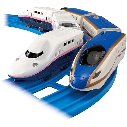 TAKARA TOMY Plarail Goodbye E4 Series Shinkansen Max & E7 Joetsu red ibis color specification