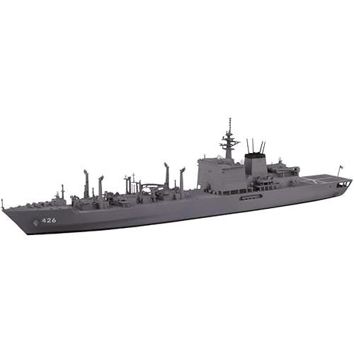 AOSHIMA Bunka Kyozai-sha 1/700 Water Line Series No.034 JMSDF Supply Vessel Oumi Plastic model