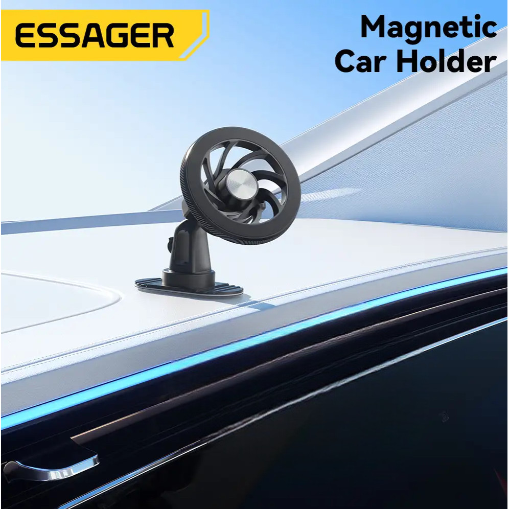 ESSAGER ที่วางโทรศัพท์ในรถยนต์สมาร์ทโฟนแม่เหล็ก 360 ปรับได้ - EZJZT-LKA01-Z