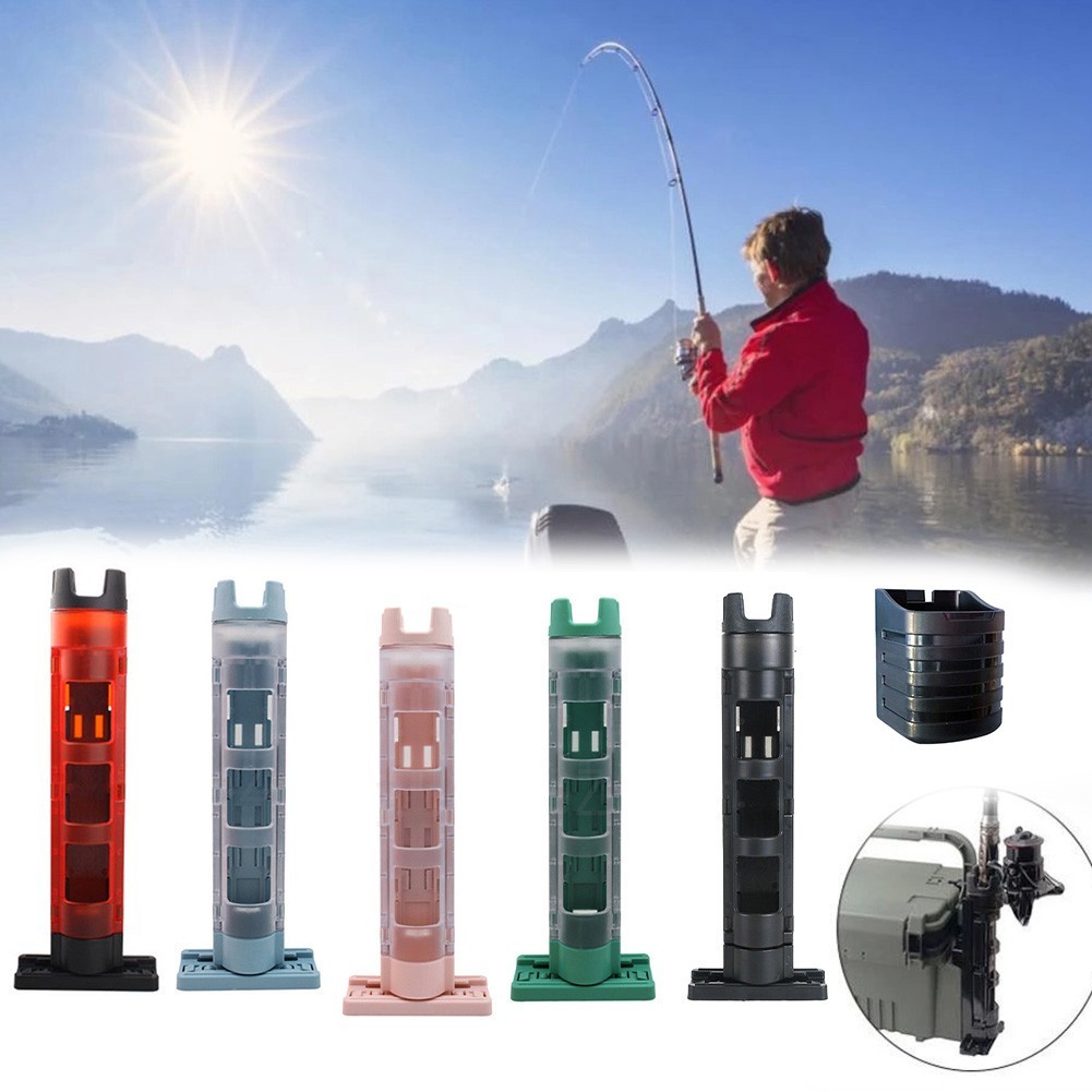 กล่องตกปลาระบบทั้งหมดพร้อมแท่นจัดเก็บเสาสำหรับก้านอุปกรณ์เสริม - รูปที่ 6