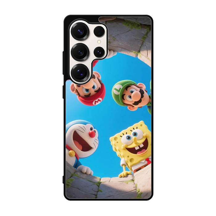 Mega Fun ภาพประกอบ AK0001 กรณีปลอก Hybrid Custom Samsung Galaxy S25 S24 S23 S22 S21 S20 S10 Ultra Pl