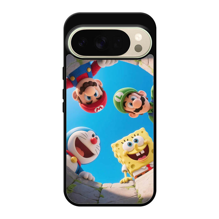 Mega Fun ภาพประกอบ AK0001 กรณีปลอก Hybrid Custom Google Pixel 10 9 9A 8 8A 7 7A 6 6A 5 5A 4 Pro XL