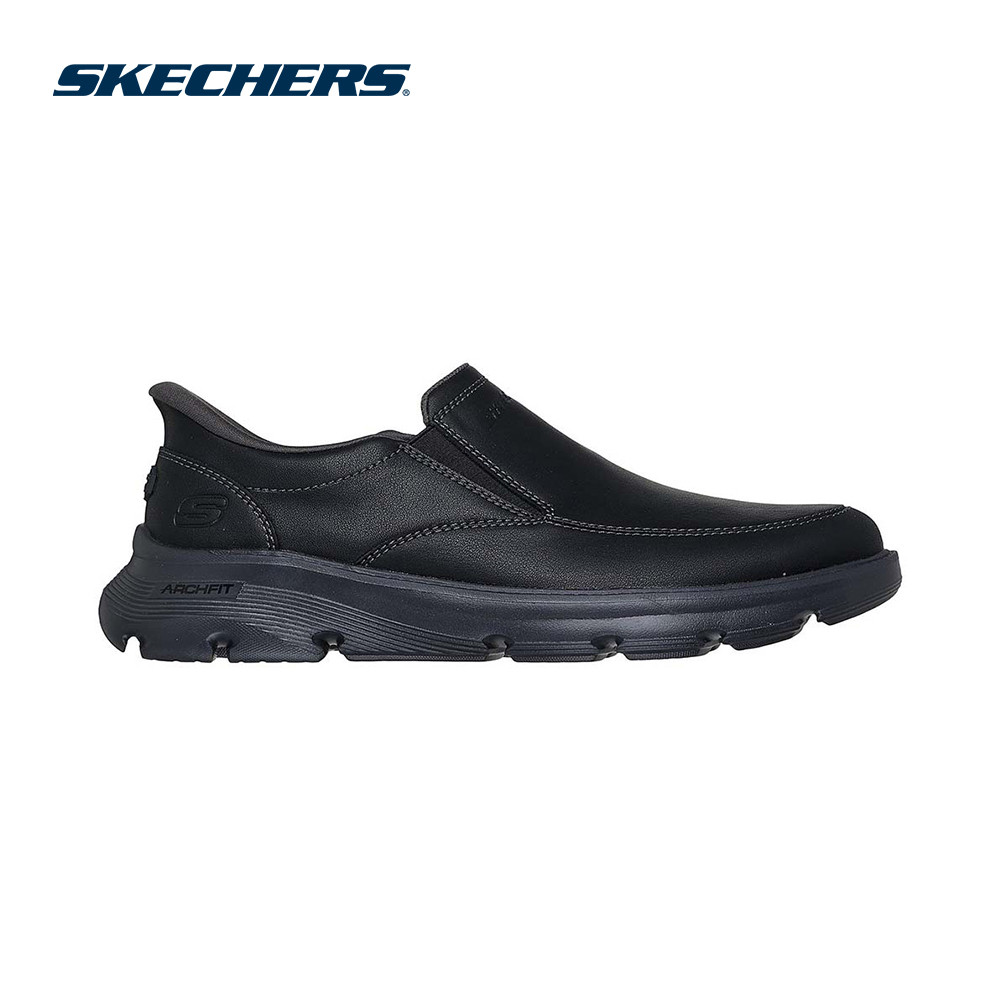 Skechers สเก็ตเชอร์ส รองเท้าผู้ชาย Men Slip-ins USA Arch Fit Garza Umar Shoes - 205518-BLK