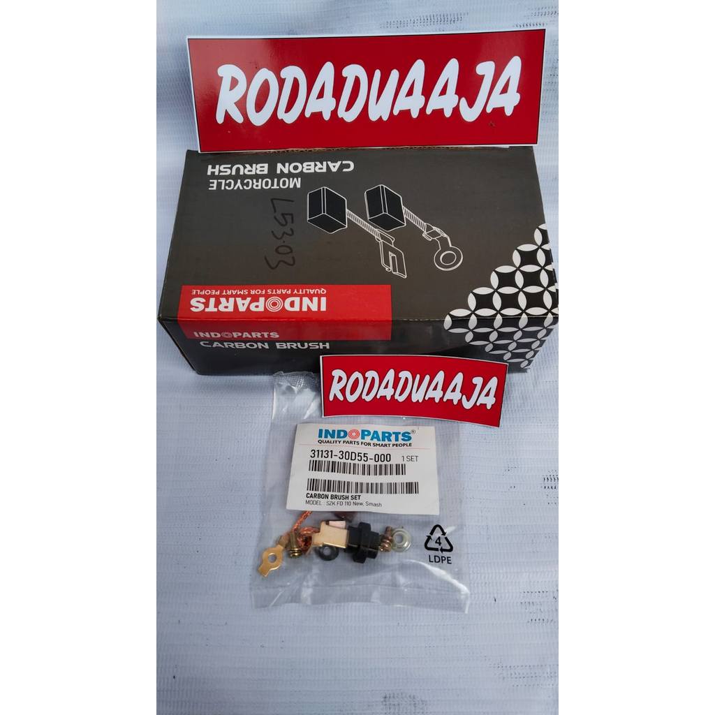 INDOPART COOL BRUSH / STARTER CHARCOAL / BROSTEL SUZUKI SMASH NEW IP-31131-30D50-000
