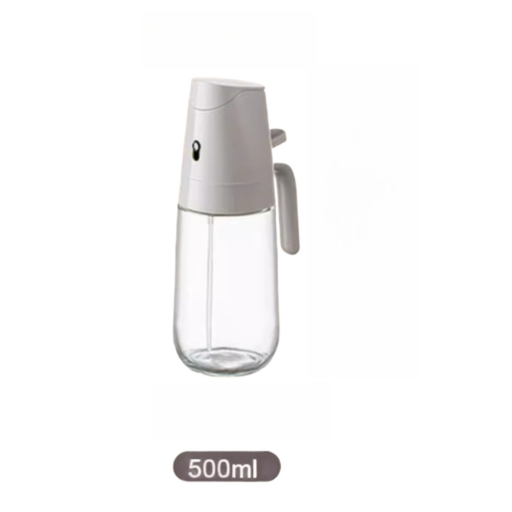 ⭐สินค้าใหม่⭐Glass Oil Spray Bottle Kitchen Cooking Oil Dispenser with Gravity Pouring