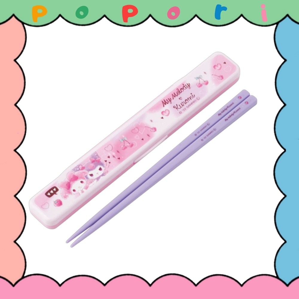 <SKATER> ชุดตะเกียบไร้เสียงรบกวน MyMelody Kuromi ABC3AG