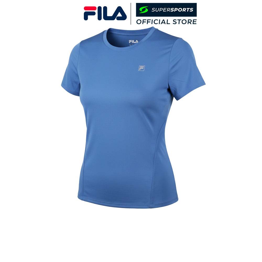 FILA Breathe เสื้อยืดผู้หญิง สีฟ้า