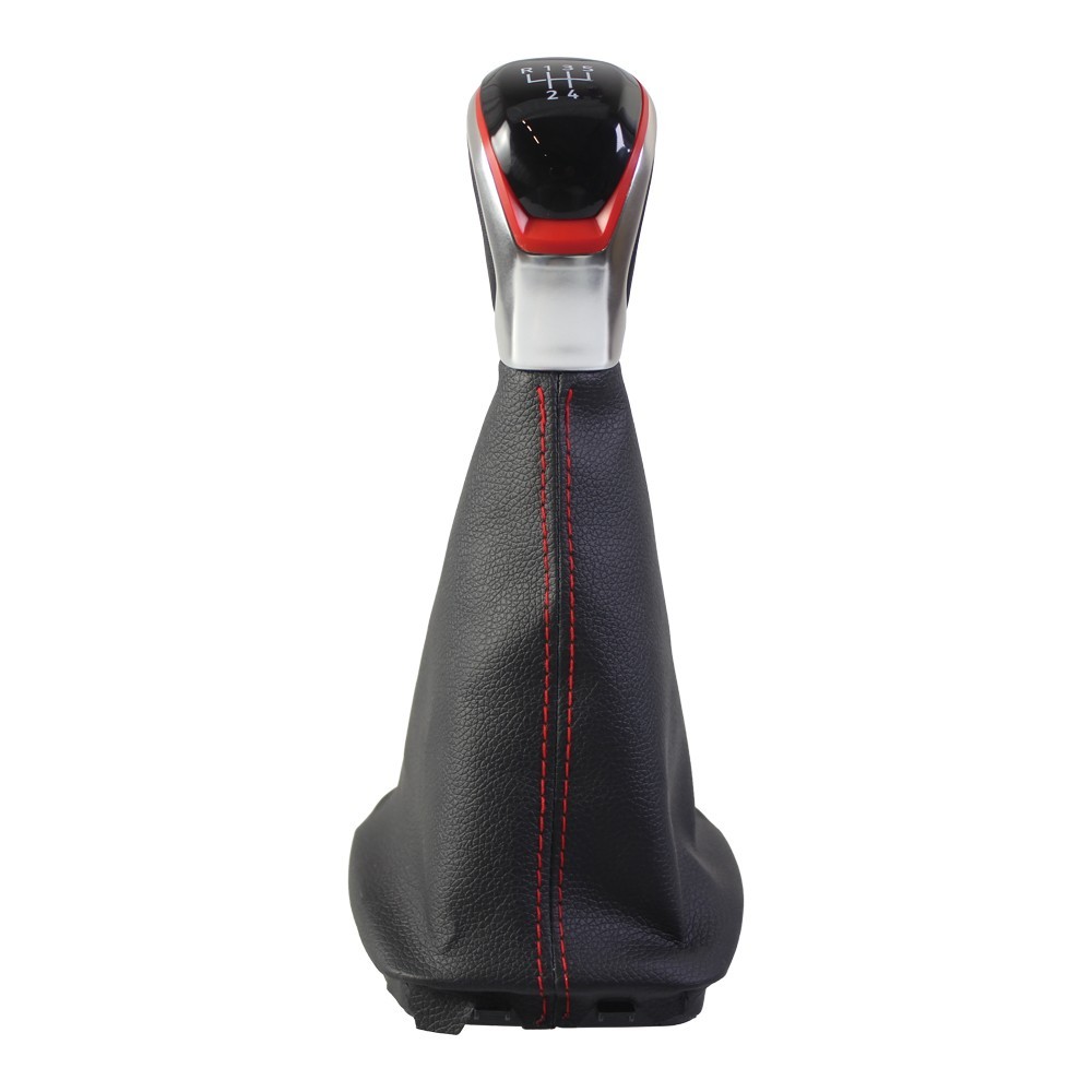 ready stock5/6 Speed Gear Shift Knob พร้อมฝาครอบคันเกียร์สําหรับ Skoda สําหรับ Fabia MK1 2000-08