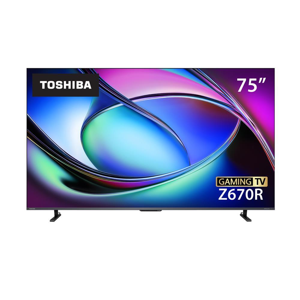 TOSHIBA ทีวีมินิแอลอีดี 75 นิ้ว (4K, MINI LED, VIDAA) 75Z670RP จัดส่งโดย HomePro