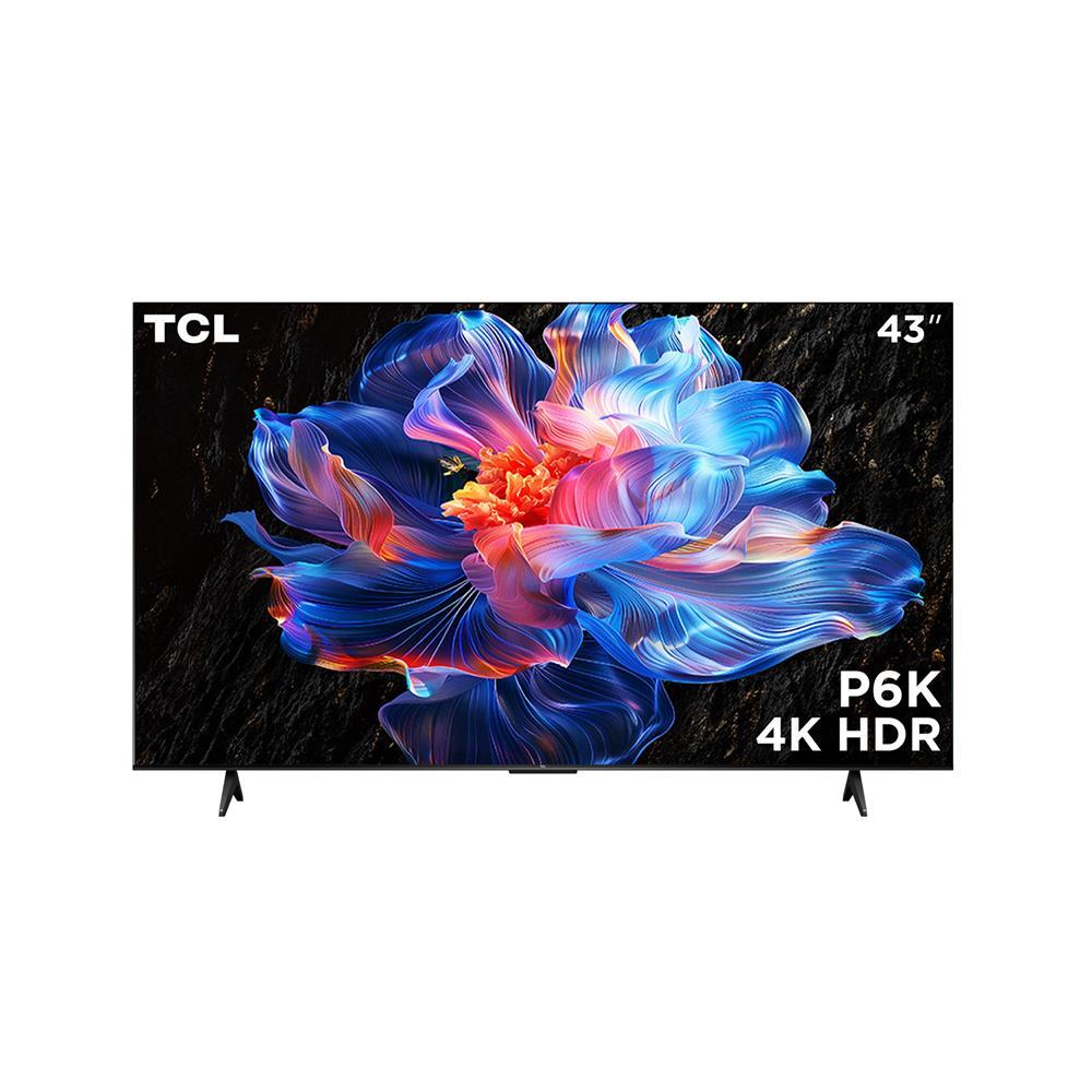 TCL ทีวี แอลอีดี 43 นิ้ว (4K, LED, GOOGLE TV) 43P6K จัดส่งโดย HomePro