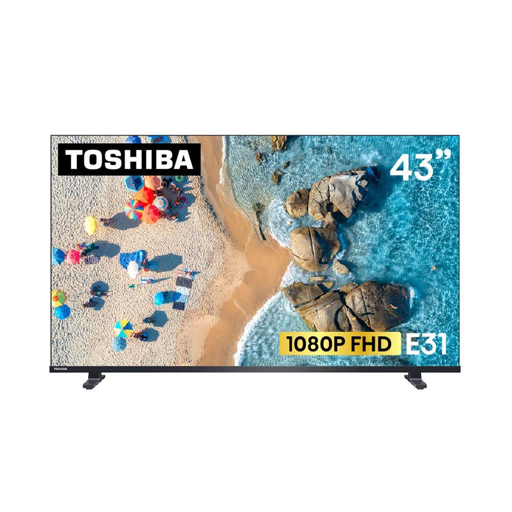 TOSHIBA ทีวีแอลอีดี 43 นิ้ว (FULL HD, LED, VIDAA) 43E31RP จัดส่งโดย HomePro