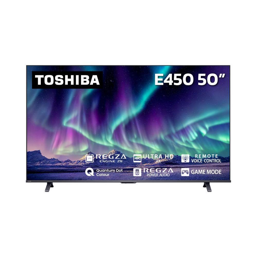 TOSHIBA ทีวีคิวแอลอีดี 50 นิ้ว (4K, QLED, VIDAA) 50E450RP จัดส่งโดย HomePro