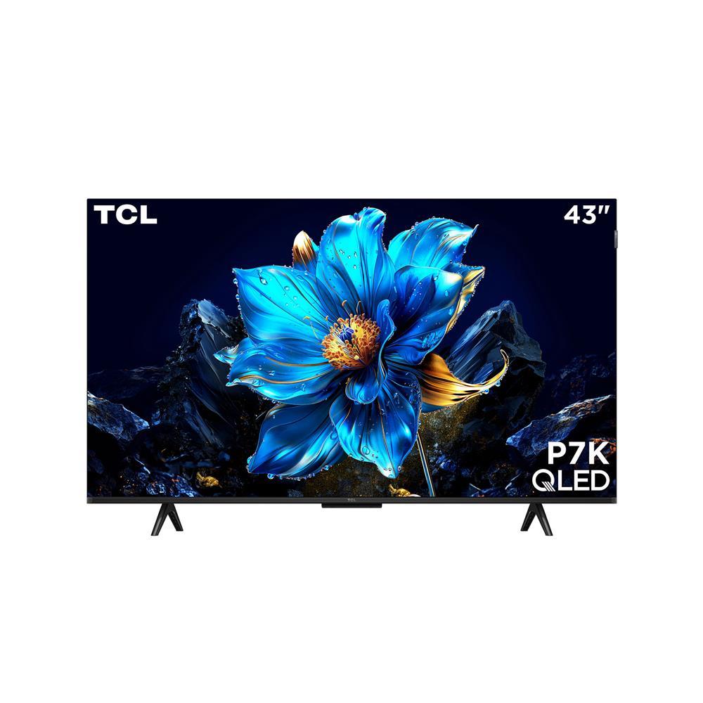 TCL ทีวี คิวแอลอีดี 43 นิ้ว (4K, QLED, GOOGLE TV) 43P7K จัดส่งโดย HomePro