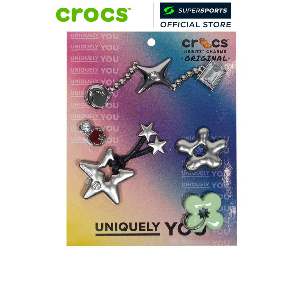 CROCS Jibbitz Future Metallic 5-Pack ตัวติดรองเท้า