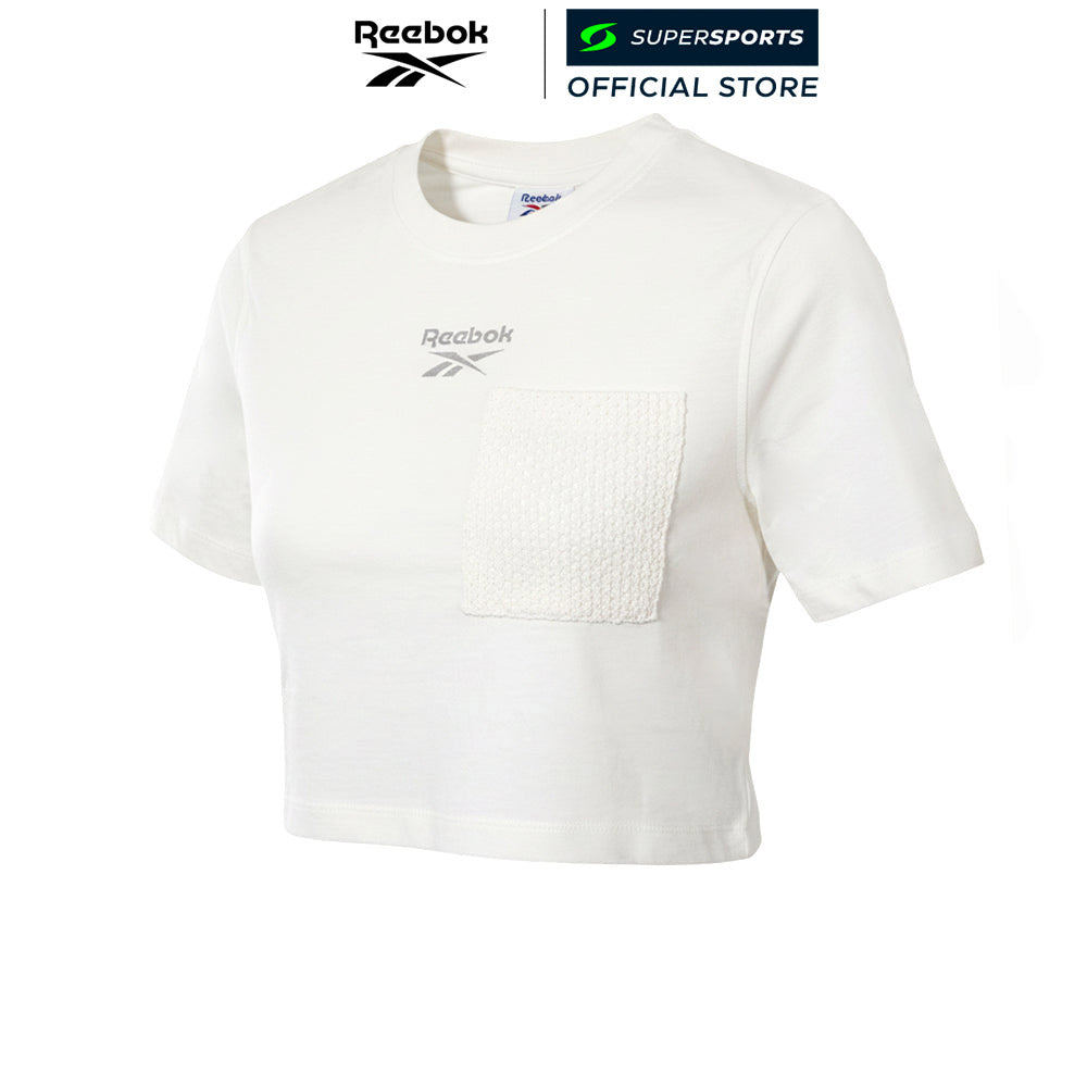 REEBOK Mesh Cropped เสื้อยืดผู้หญิง