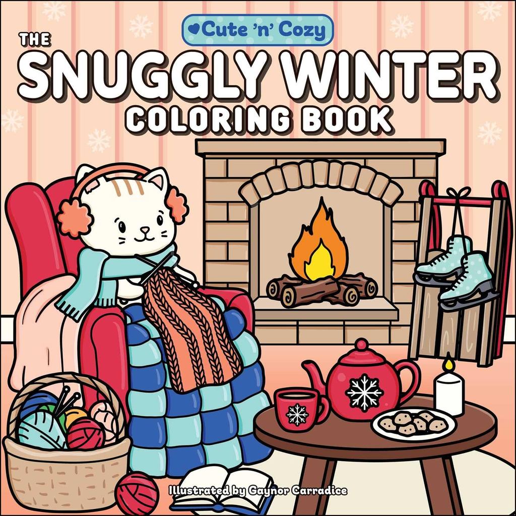 Asia Books หนังสือภาษาอังกฤษ SNUGGLY WINTER COLORING BOOK, THE
