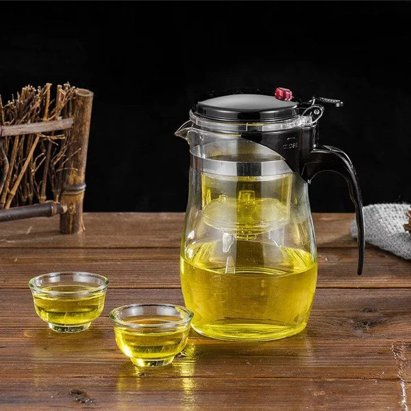 กาน้ําชาแก้ว กาน้ําชากรองทนความร้อน Infuser 700ml - TP-757