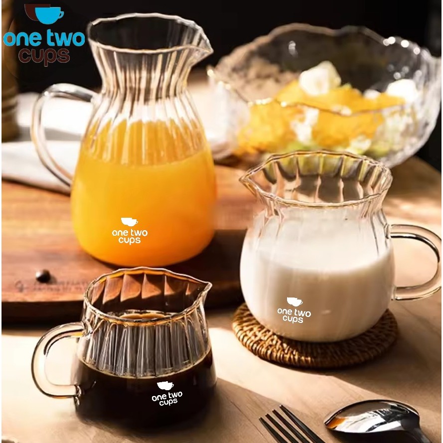 เหยือกกาน้ําชา เหยือกนมกาแฟ แก้ว Borosilicate 500ml - YD2