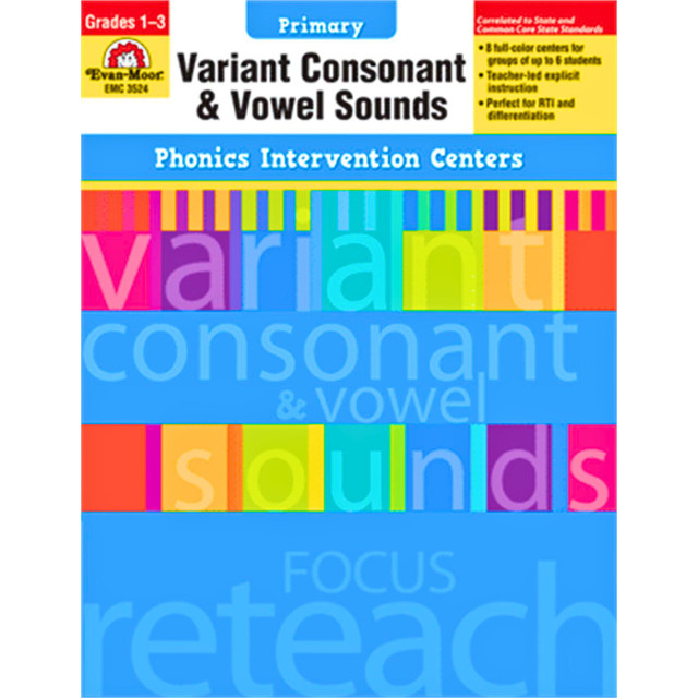 (BX) VARIANT CONSONANT AND VOWEL SOUNDS, GRADES 1-3