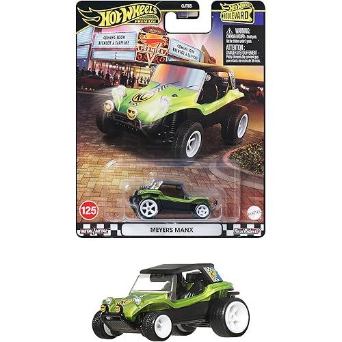 MATTEL Hot Wheels Boulevard Meyers Manx Vehicle Toy Minicar from 3 years old Green JBL22