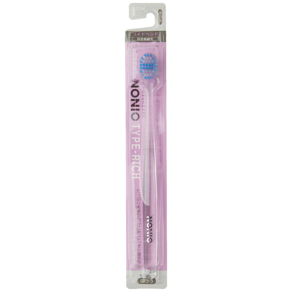 【Direct From Japan】Lion NONIO Toothbrush Rich Regular, 1 pc