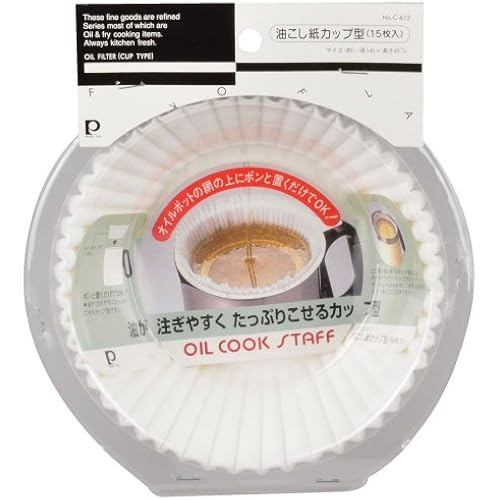 PEARL METAL Oil Cook Staff Strain Paper Cup Type 15 C-612