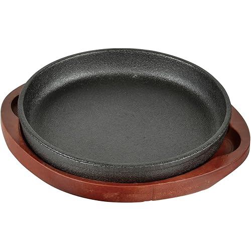 Round steak plate, 16cm, cast iron, IH compatible, ovenproof AZ-7055