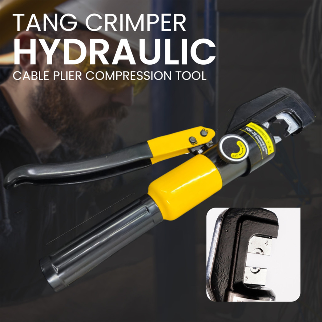 IBOSAD Tang Crimper คีมสายเคเบิลไฮดรอลิกเครื่องมือบีบอัด - YQK-70