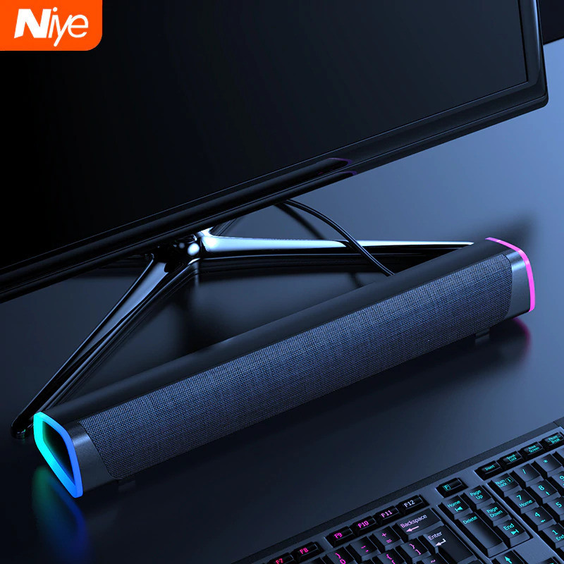 Niye Bluetooth Soundbar โฮมเธียเตอร์ HiFi 3D Surround - V8