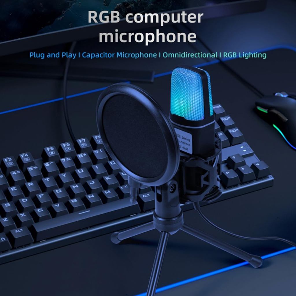 Yanmai USB Condenser Microphone Studio Pop Filter - SF-666R