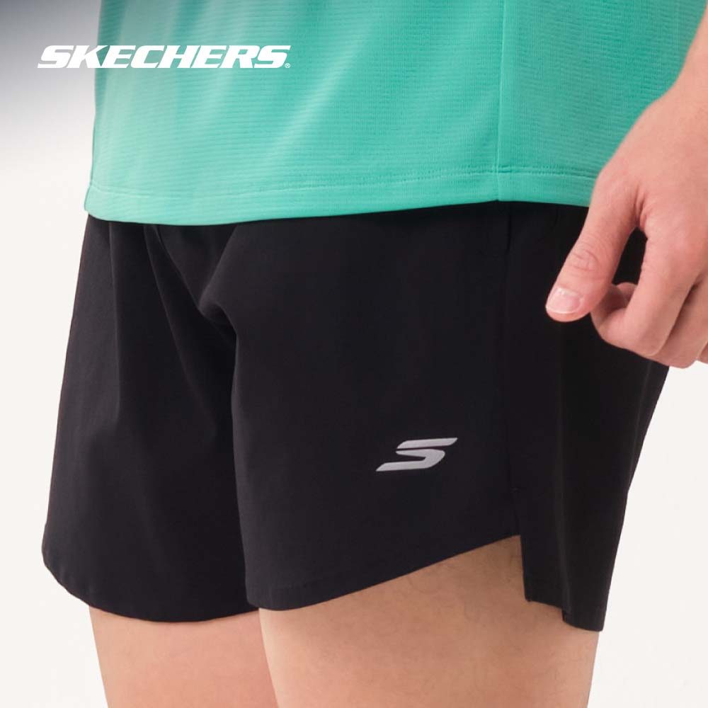 Skechers สเก็ตเชอร์ส กางเกงขาสั้นผู้ชาย Men Running Performance Shorts - SP126M095-0018