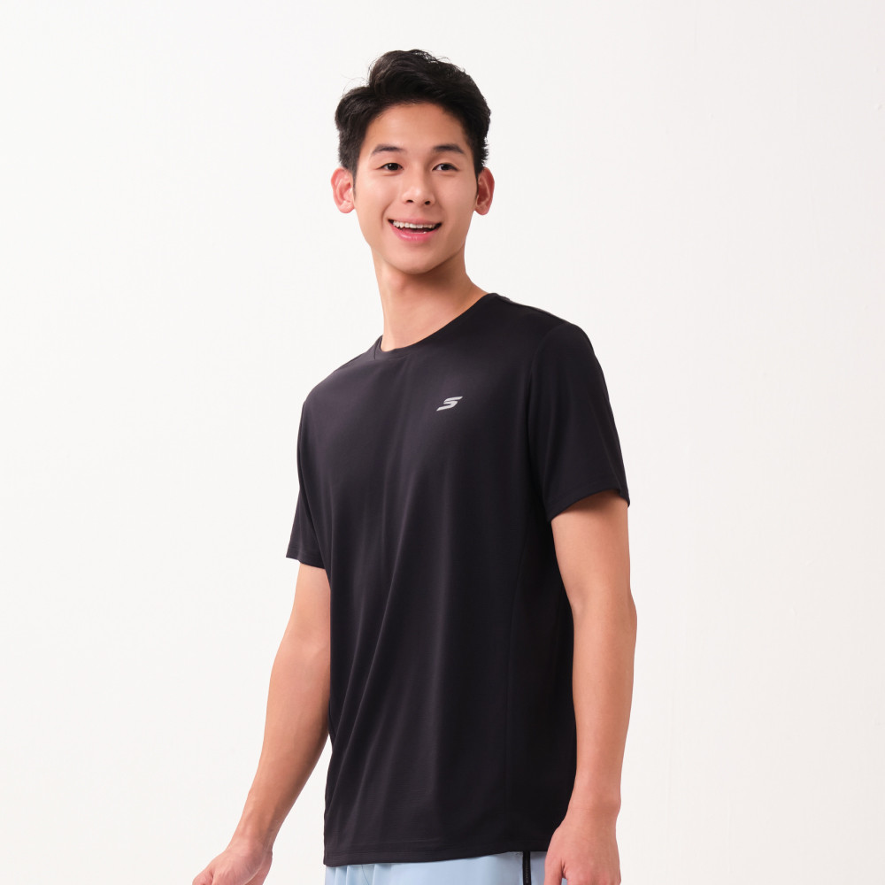 Skechers สเก็ตเชอร์ส เสื้อยืดแขนสั้นผู้ชาย Men Running Performance Short Sleeve Tee - SP126M093-0018 — صورة 3