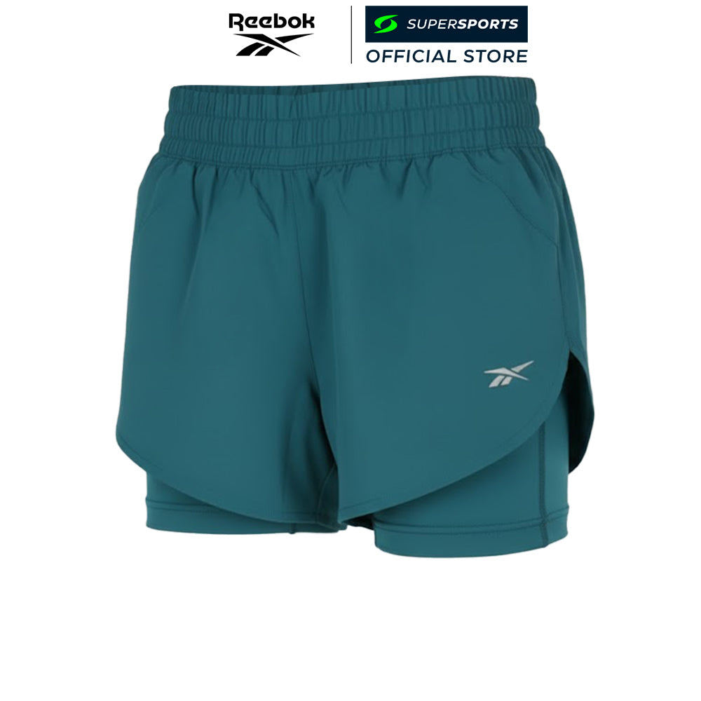REEBOK 2-In-1 กางเกงวิ่งขาสั้นผู้หญิง