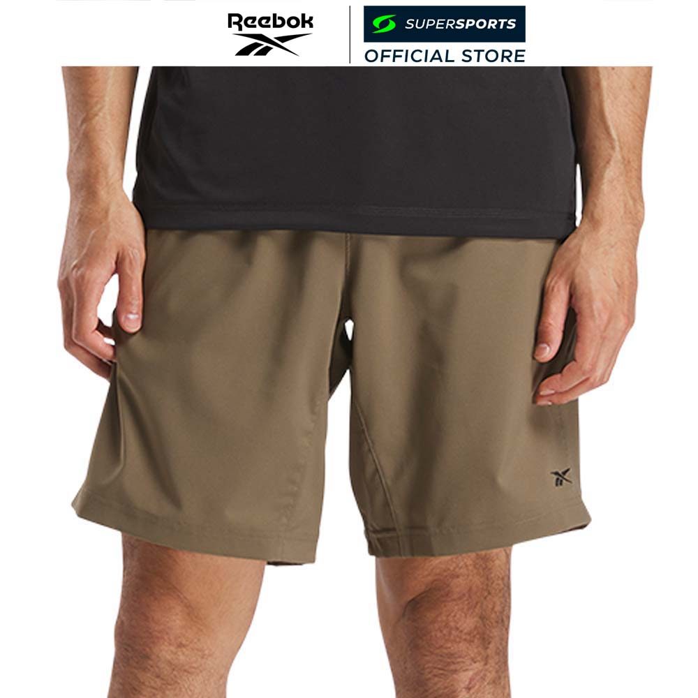 REEBOK Workout Ready Woven กางเกงออกกำลังกายขาสั้นผู้ชาย