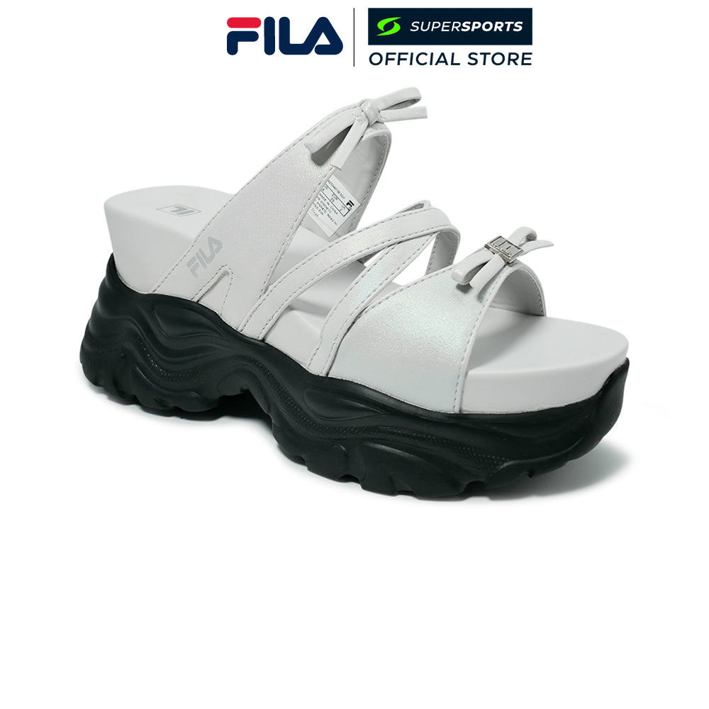 FILA Twiny รองเท้าแตะผู้หญิง สีเงิน