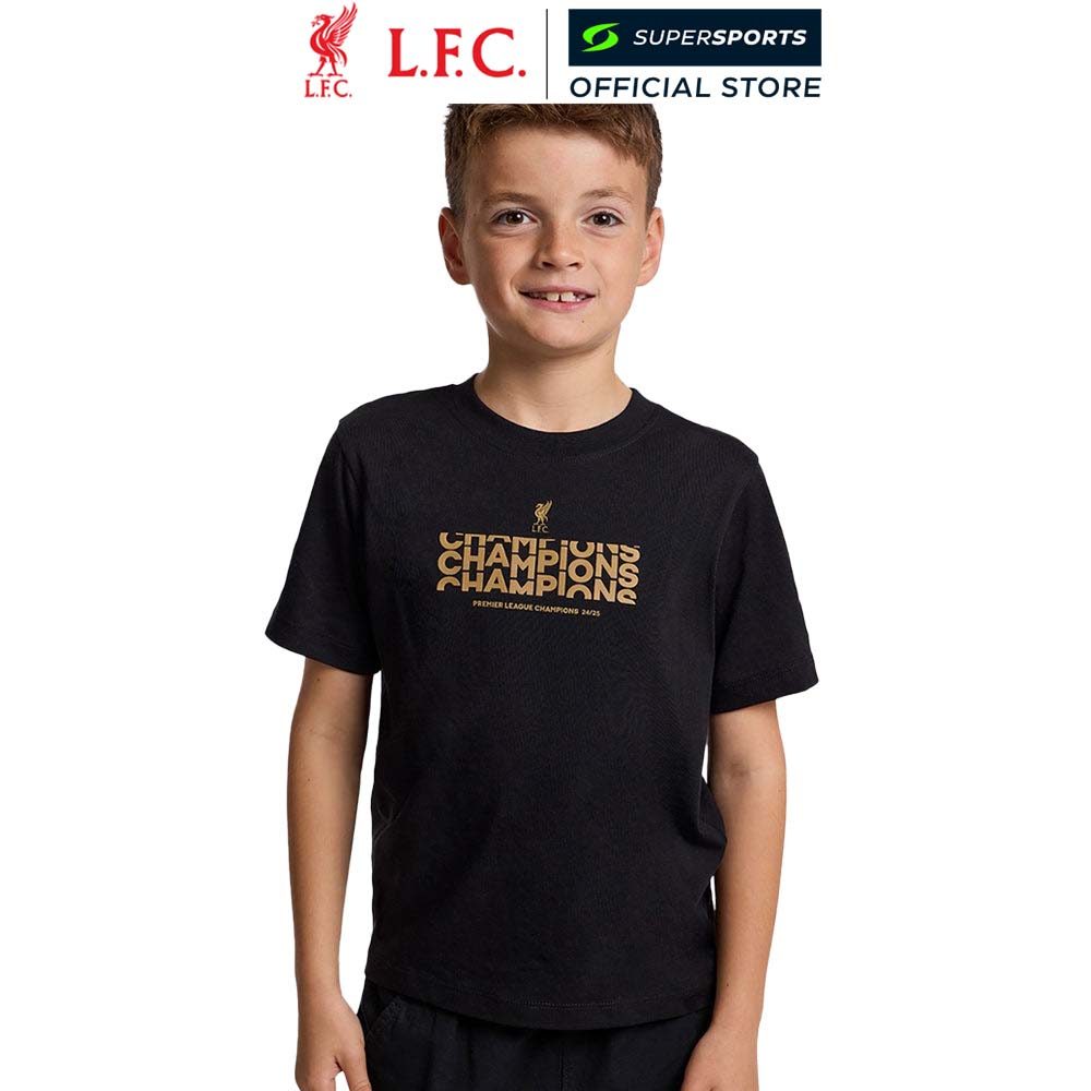 LFC Juniors Champions Text เสื้อยืดเด็ก