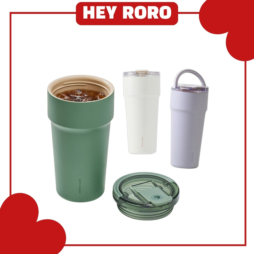 [LocknLock] Metro Cafe Top Handle Ceramic Tumbler (710ml / 900ml)