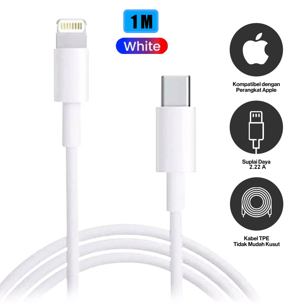 GadgetZone Store | สายชาร์จ USB Type C to Lightning 2.22A 1M - V12 |