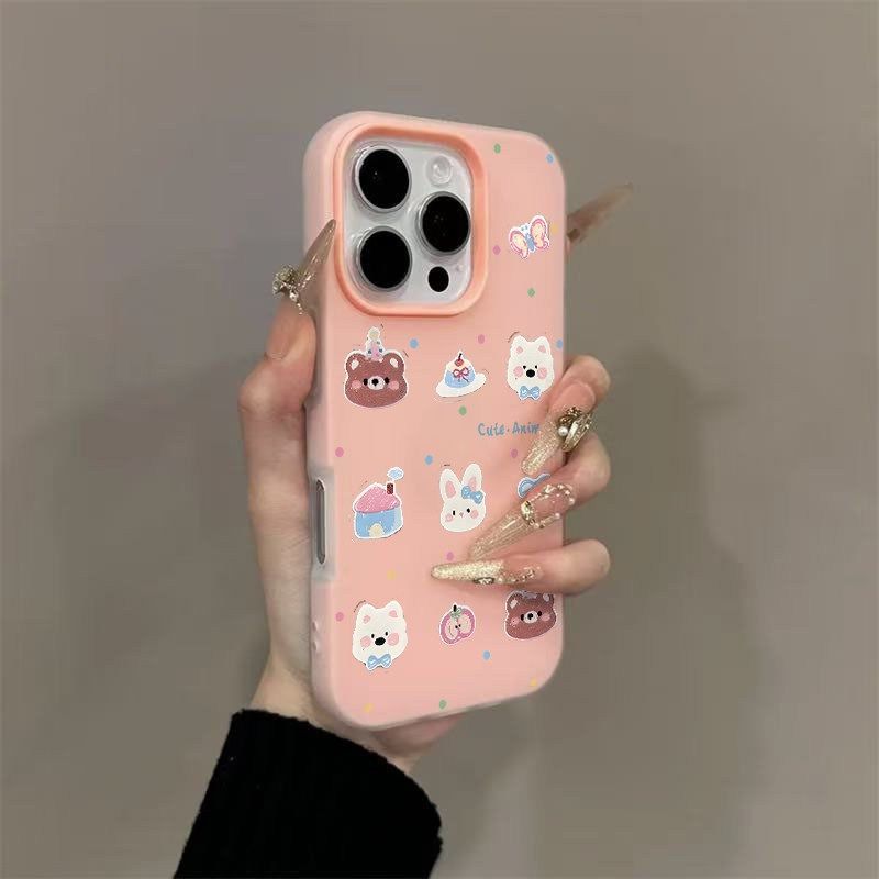 การ์ตูน 2 In 1 เคสหมีน้อย Xiaomi A7 Pro C65 Xiaomi 15T Pro Poco F7 M7 Plus C75 C71 C85 กรณี