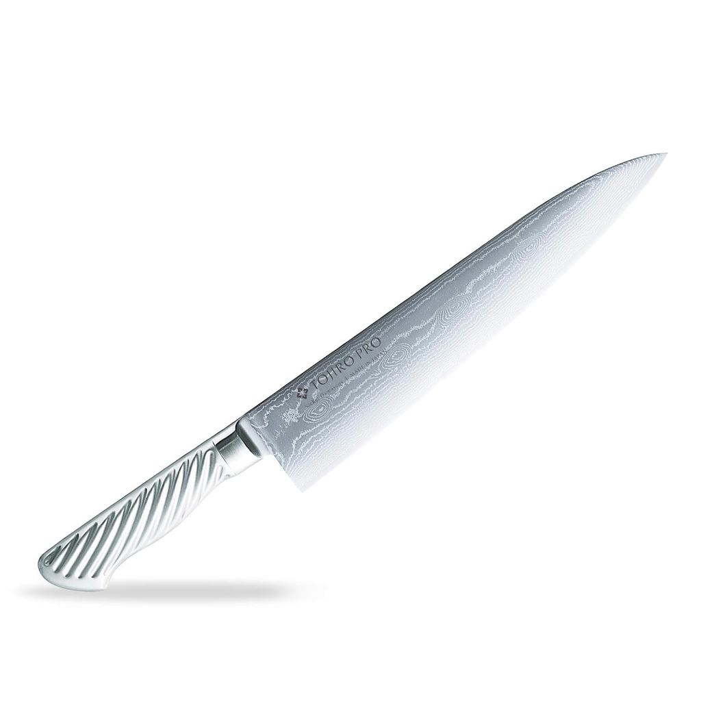 Tojiro โทจิโร่ PRO มีดทำครัว Gyuto เหล็กดามัสกัสผสมนิกเกิล 270 มม. F-1034 kt0640 [Direct from Japan]