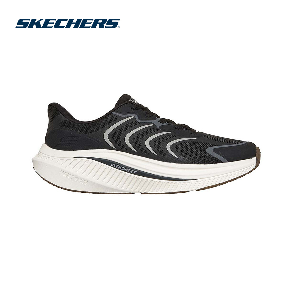 Skechers สเก็ตเชอร์ส รองเท้าผู้ชาย Men GOwalk Max Cushioning Arch Fit Carlisle Walking Shoes - 216740-BKW APMA (latest)