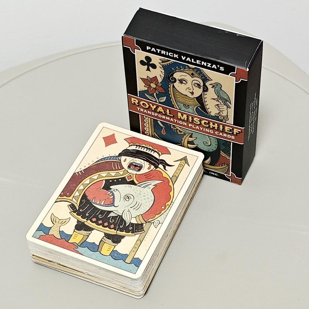 9*6 ซม.Royal Mischief Transformationเล่นไพ่ 54 ชิ้นโป๊กเกอร์การ์ดชุด Oracle Deck พิมพ์นูนคู่ Cardsto