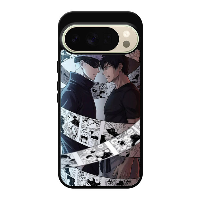 Case Casing Softcase Hybrid Google Pixel 10 9 9A 8 8A 7 7A 6 6A 5 5A 4 4A Pro XL Gojo vs Tojiro Face