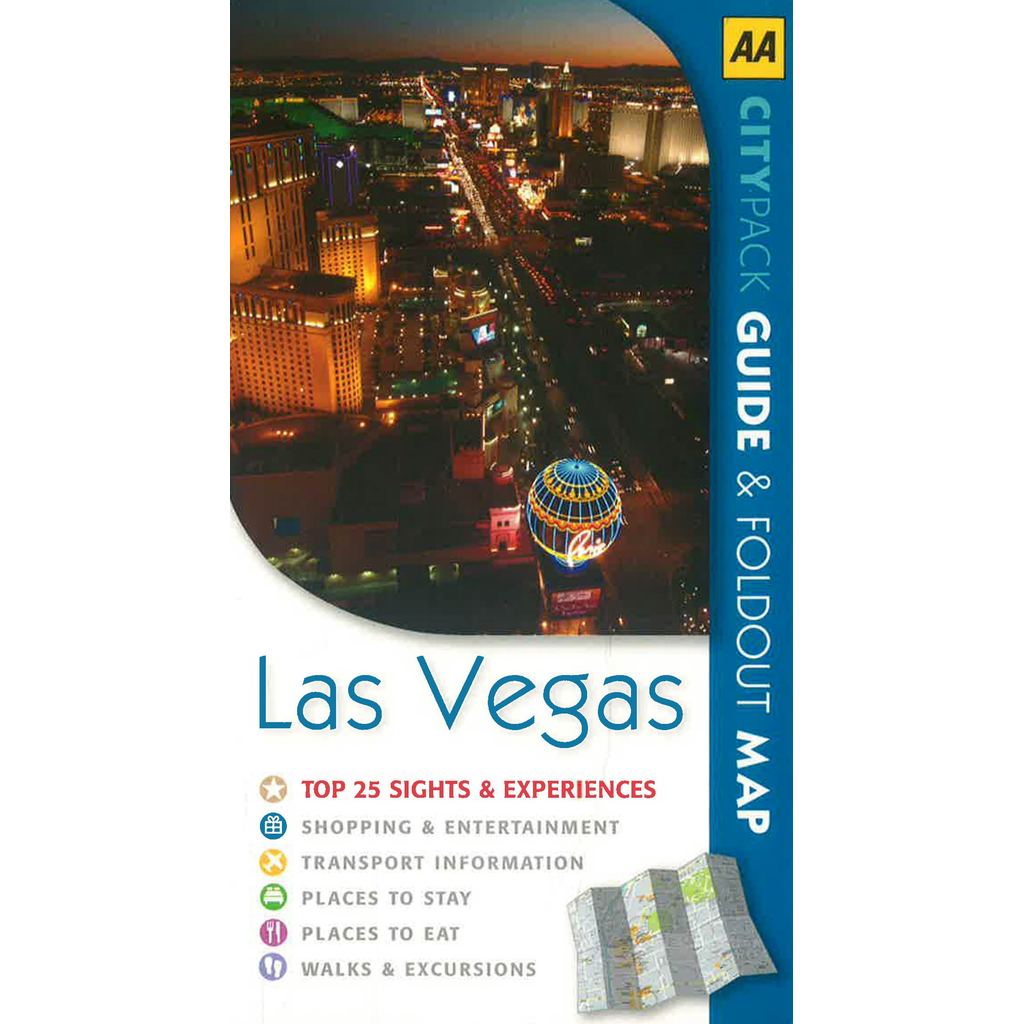 (BX) AA CITY PACK: LAS VEGAS (GUIDE & FOLD OUT MAP)