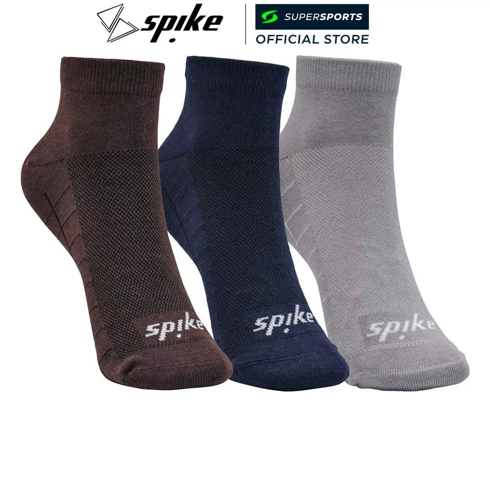 SPIKE Low Pack ถุงเท้าออกกำลังกายผู้ใหญ่ (แพ็ค 3 คู่)