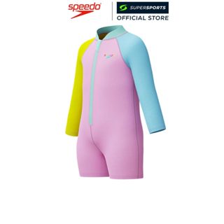 SPEEDO Long Sleeve Zip ชุดว่ายน้ำเด็กผู้หญิง