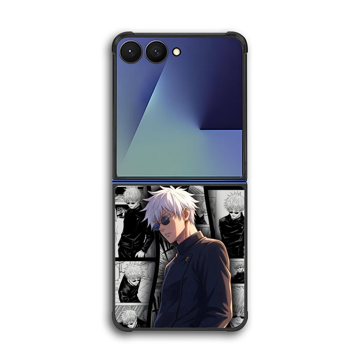 เคส เคส Softcase Hybrid Samsung Galaxy Z Flip 7 6 5 4 3 Gojo Satoru Manga Portrait