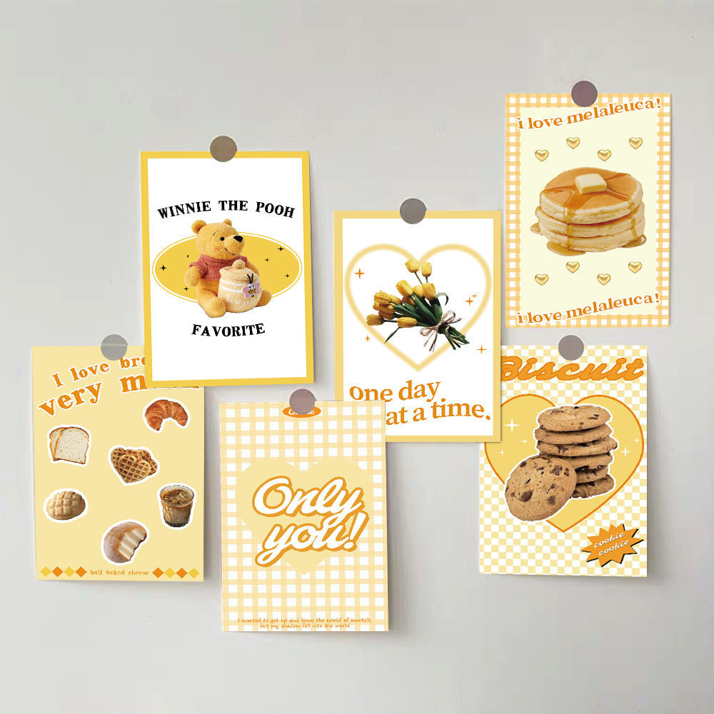 30 Semi-Mature Cheese Mint Milk Cream Cheese Tart Cards - Heartfelt DIY Wall Decor